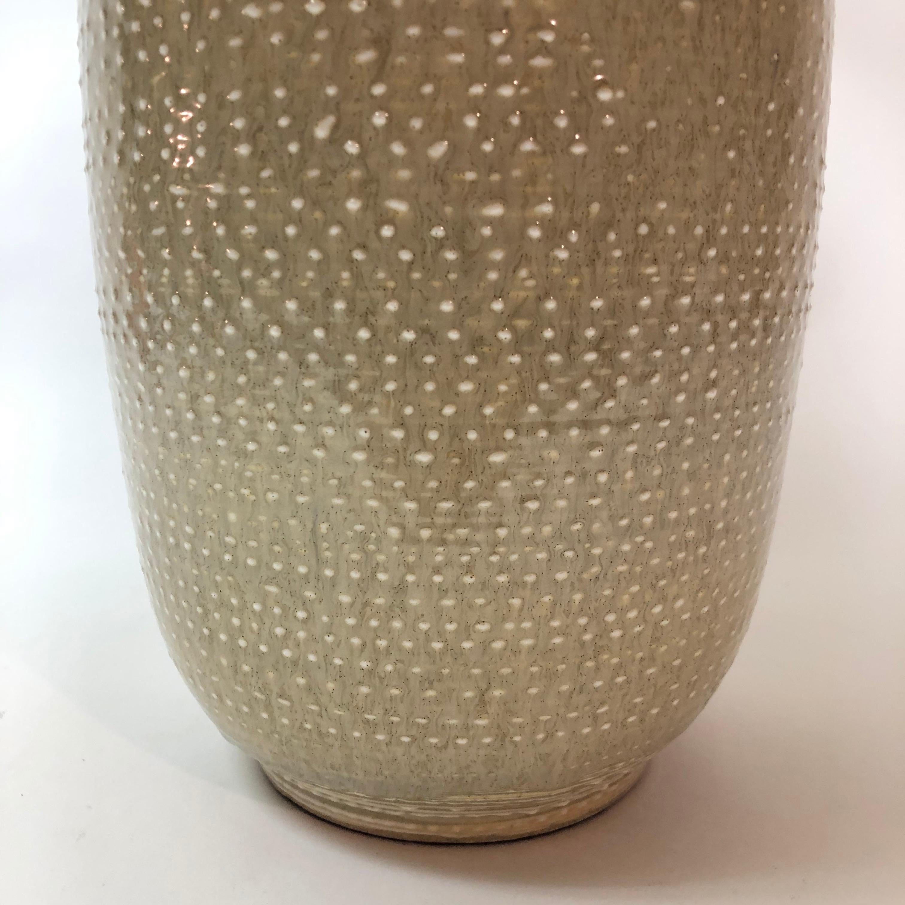 Modern Ceramic Table Lamp In Good Condition For Sale In East Hampton, NY