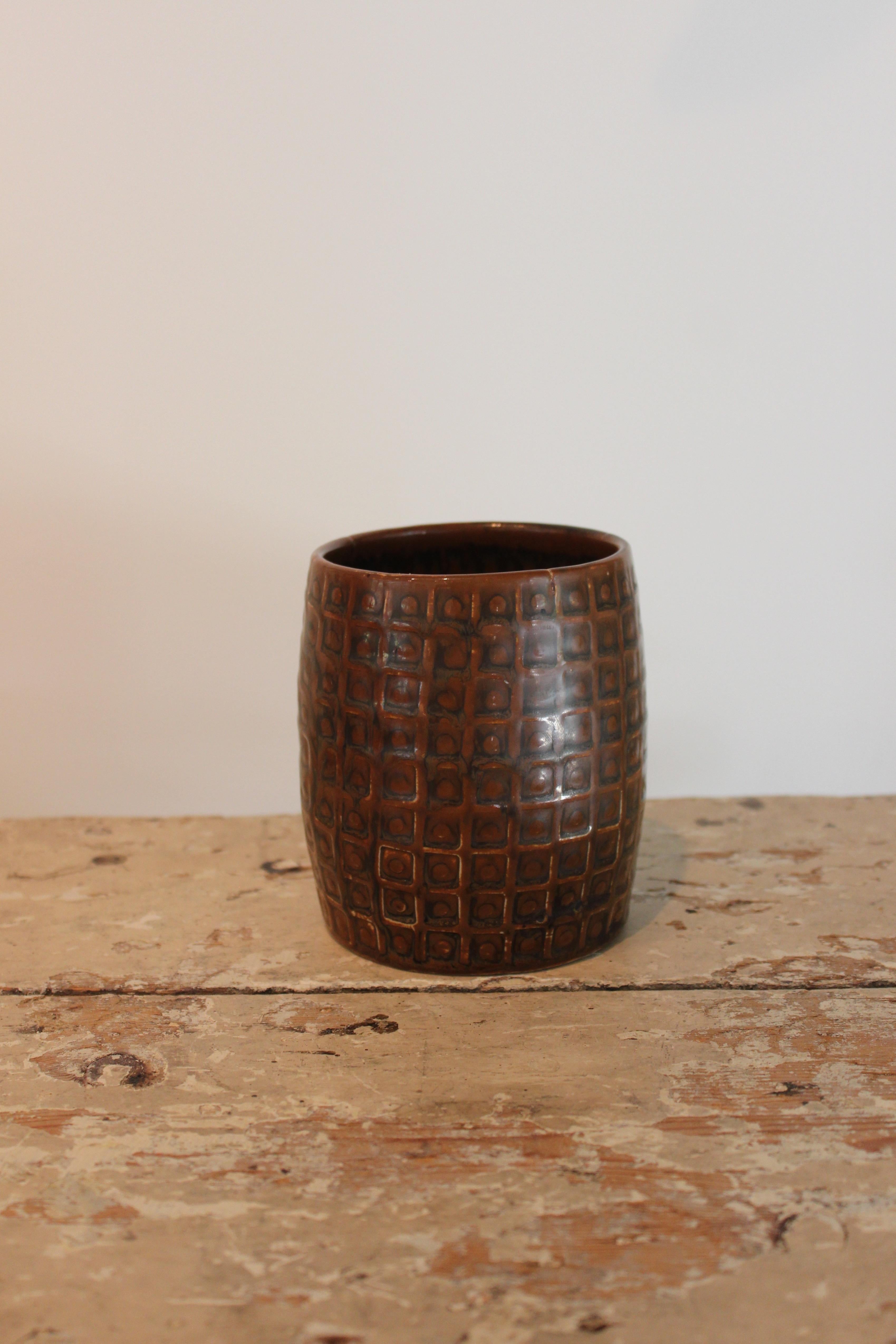Swedish Modern Ceramic Vase by Stig Lindberg
