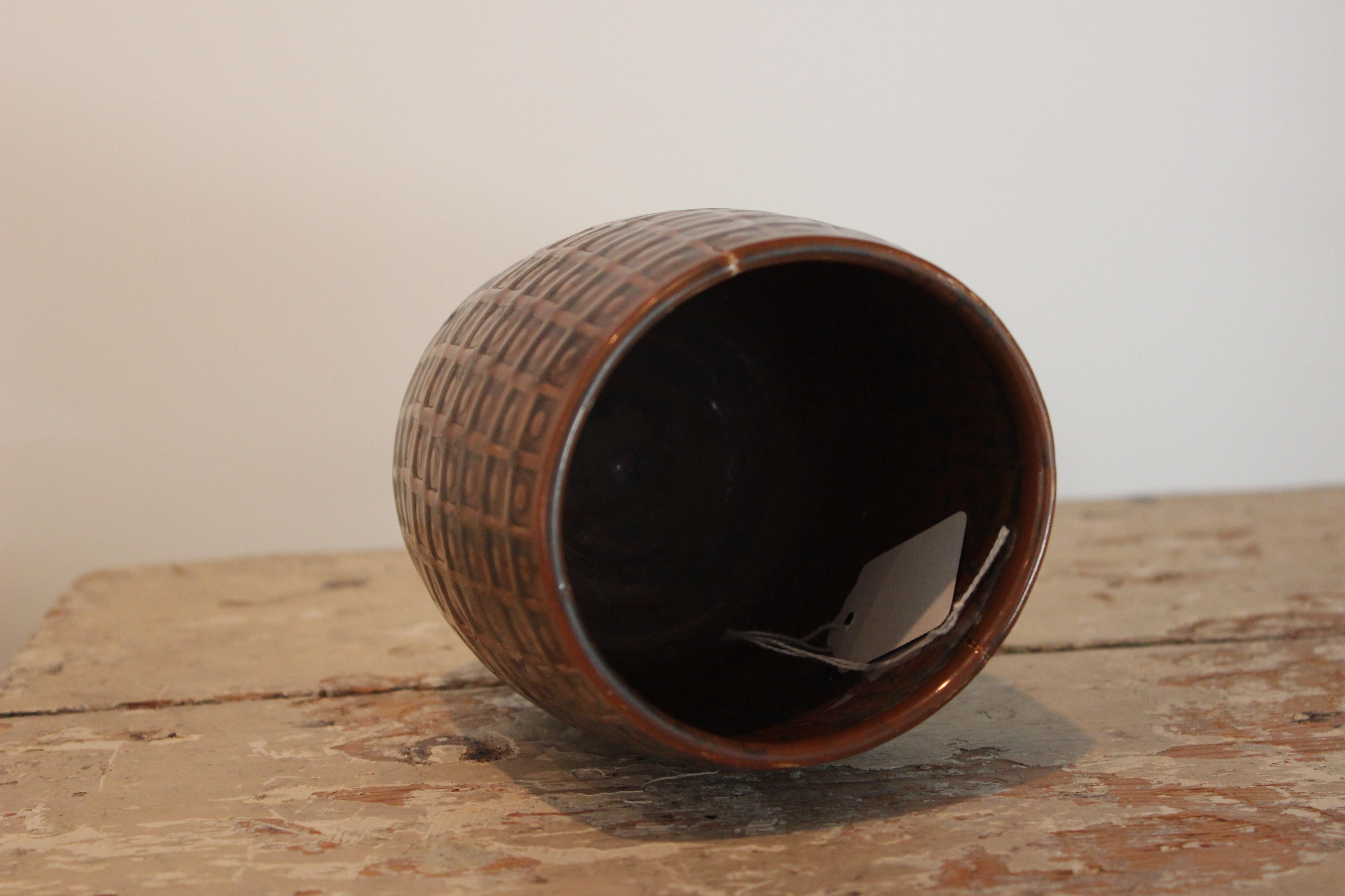 Modern Ceramic Vase by Stig Lindberg 2