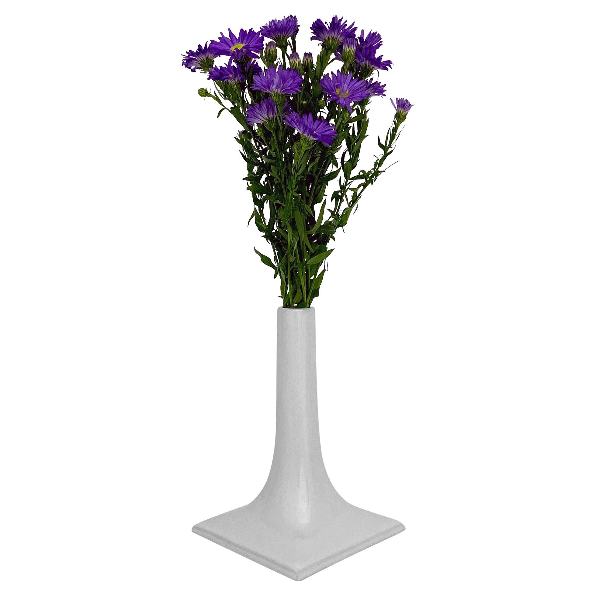 Modern Ceramic Vase - Centerpiece - Tablescape - Flower Vase - 6" Table Vase For Sale