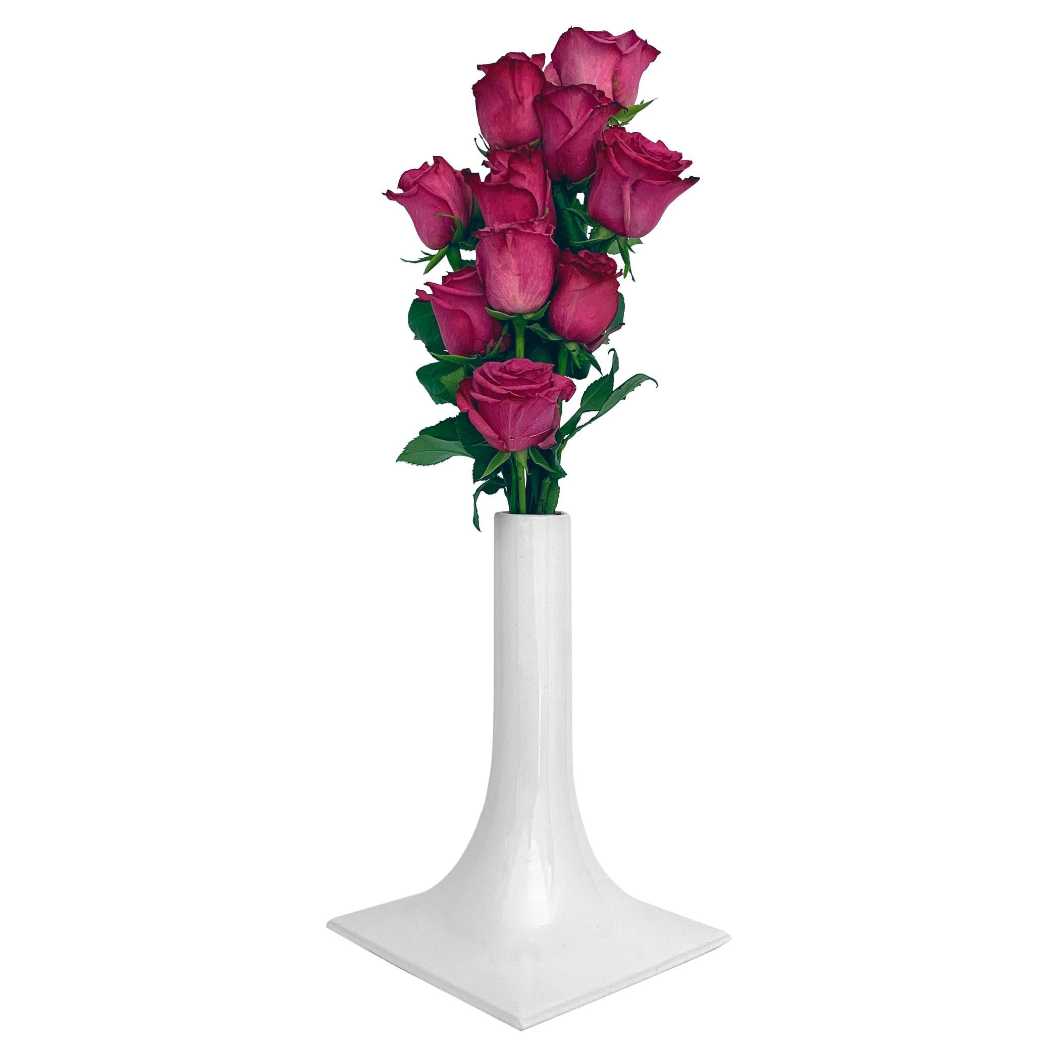 Modern Ceramic Vase - Centerpiece - Tablescape - Flower Vase - Large Vase - 12"