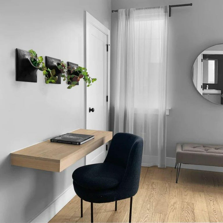 Modern Wall Planter Plant Wall Art Living Wall Decor Node 9" Set