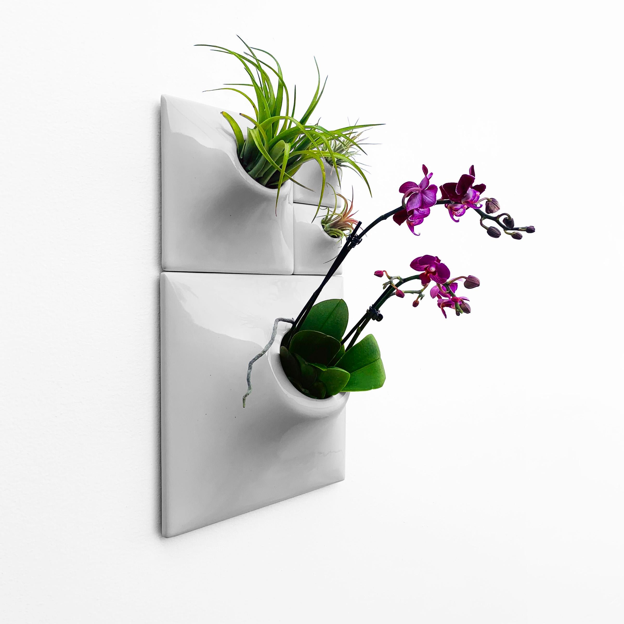 ceramic garden wall planters