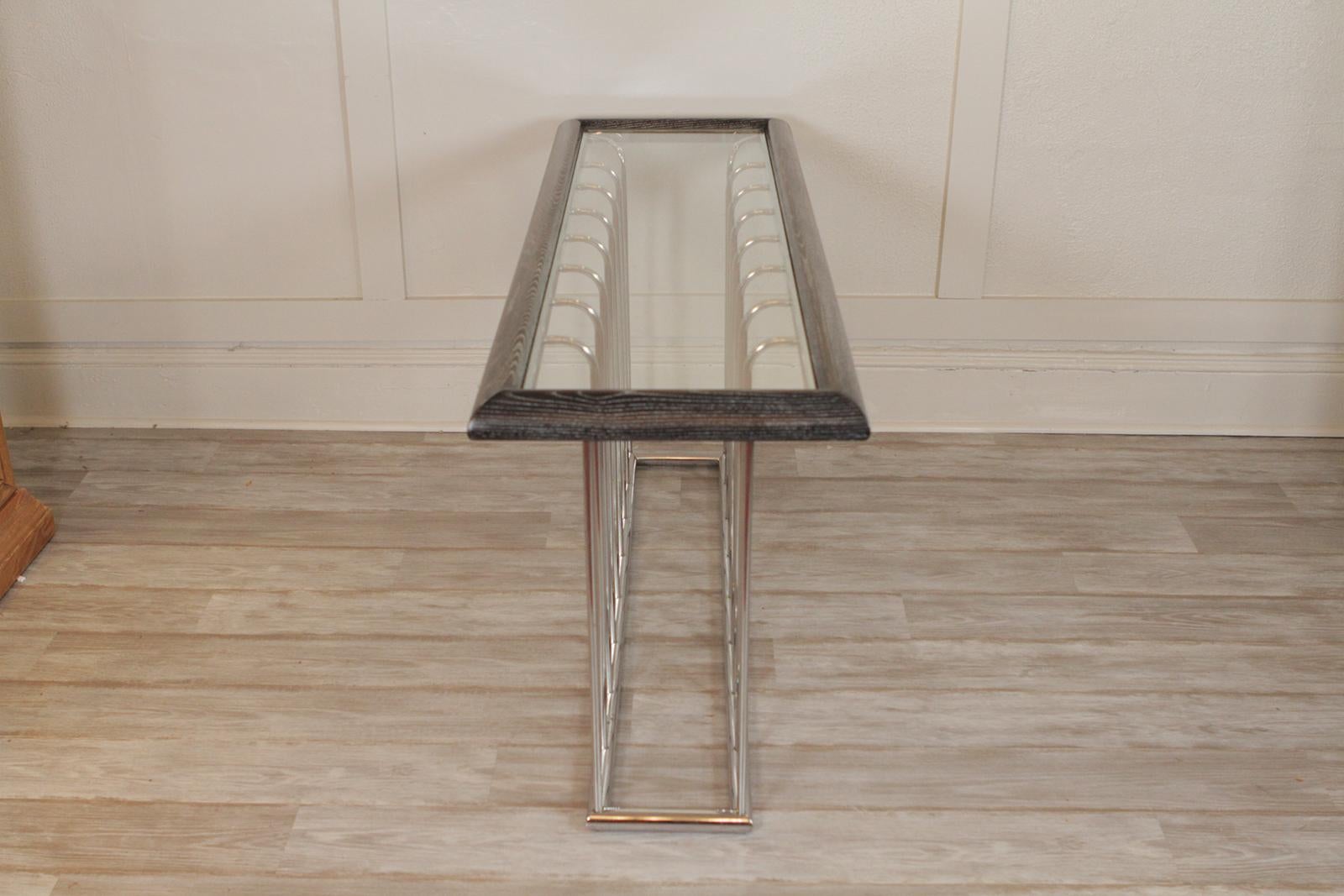 Modern Cerused Console or Sofa Table (amerikanisch)
