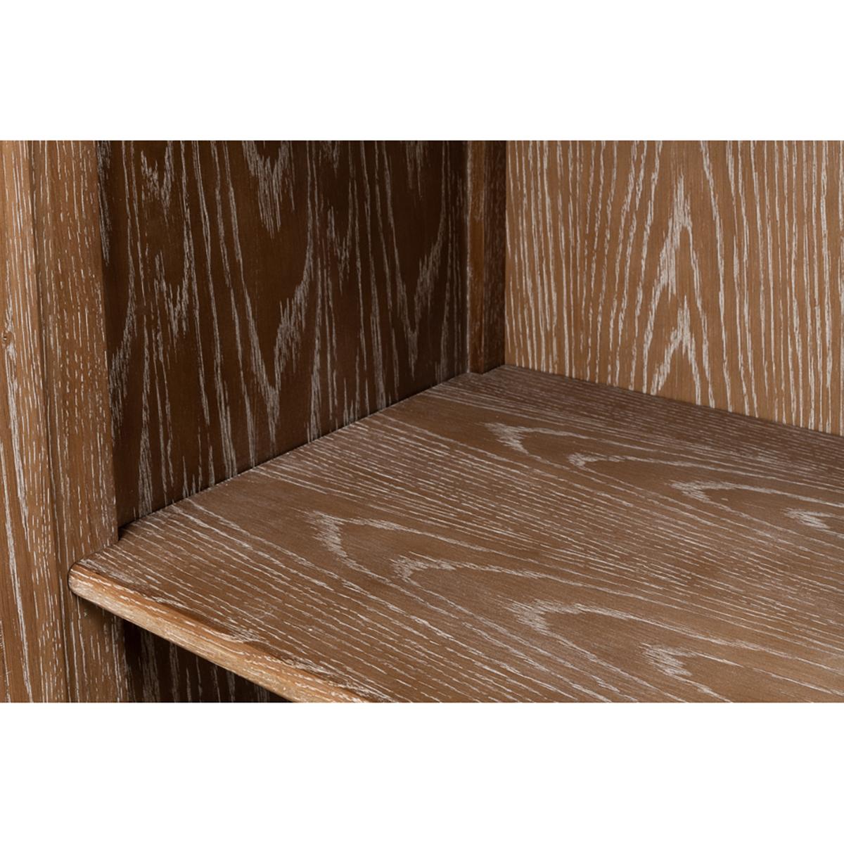 Modern Cerused Oak Cupboard In New Condition For Sale In Westwood, NJ