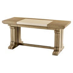 Modern Cerused Oak Desk