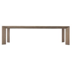 Modern Cerused Oak Dining Table, 108
