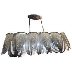 Modern Chain Link Chandelier
