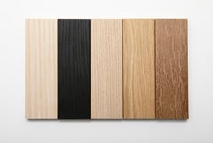 Modern Chair 'AKADEMIA' by Wesley Walters & Salla Luhtasela, Fabric/Light Oak