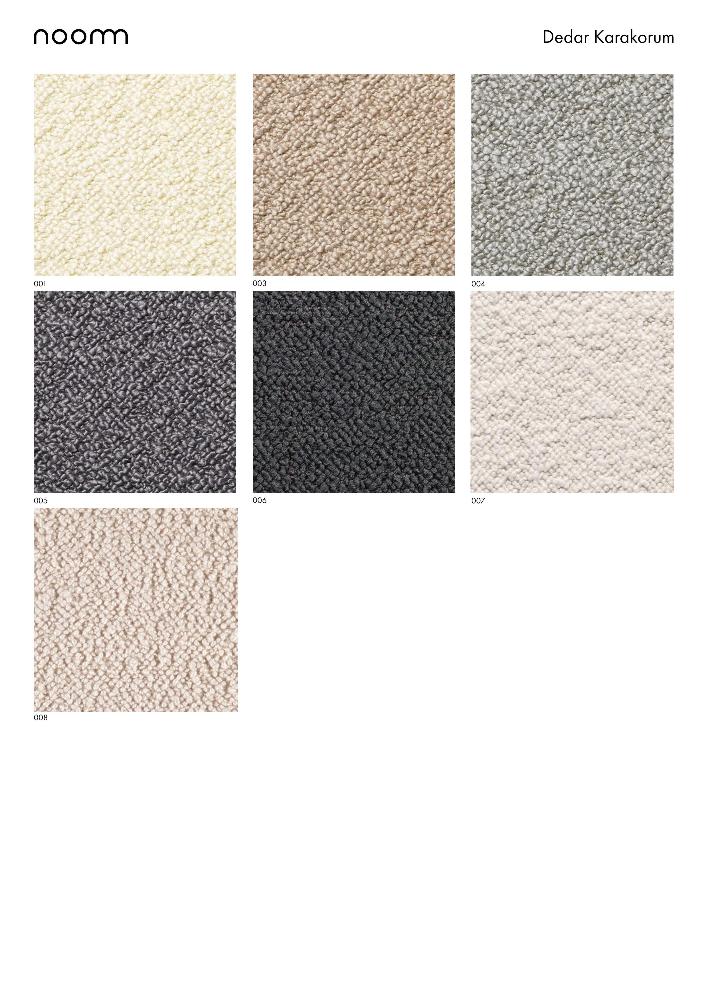 Modern Chair Gropius CS1 in Dedar Karakorum Boucle Fabric by Noom