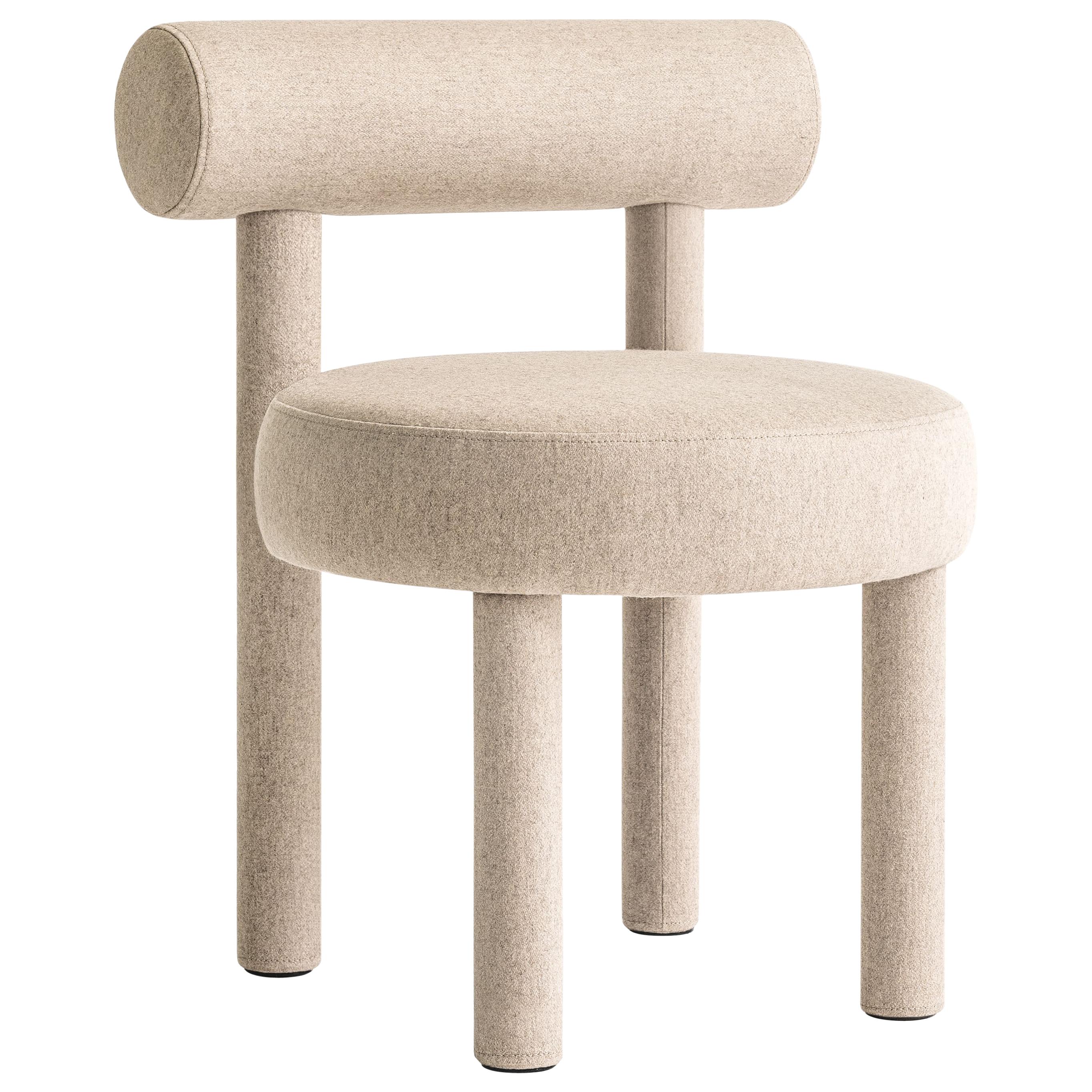 Modern Dining Chair Gropius CS1 in Wool Fabric by Noom