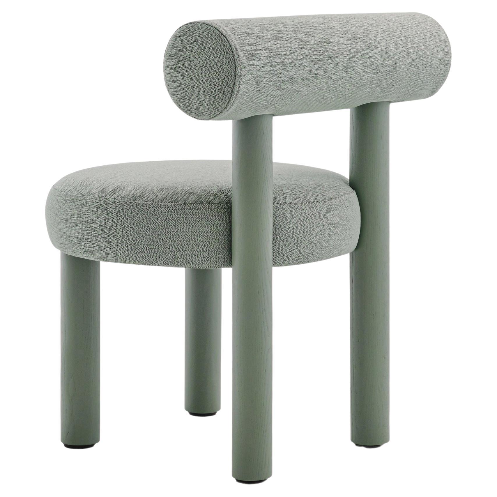 Modern Dining Chair Gropius CS2 with Wooden Legs Painted in RAL color by Noom