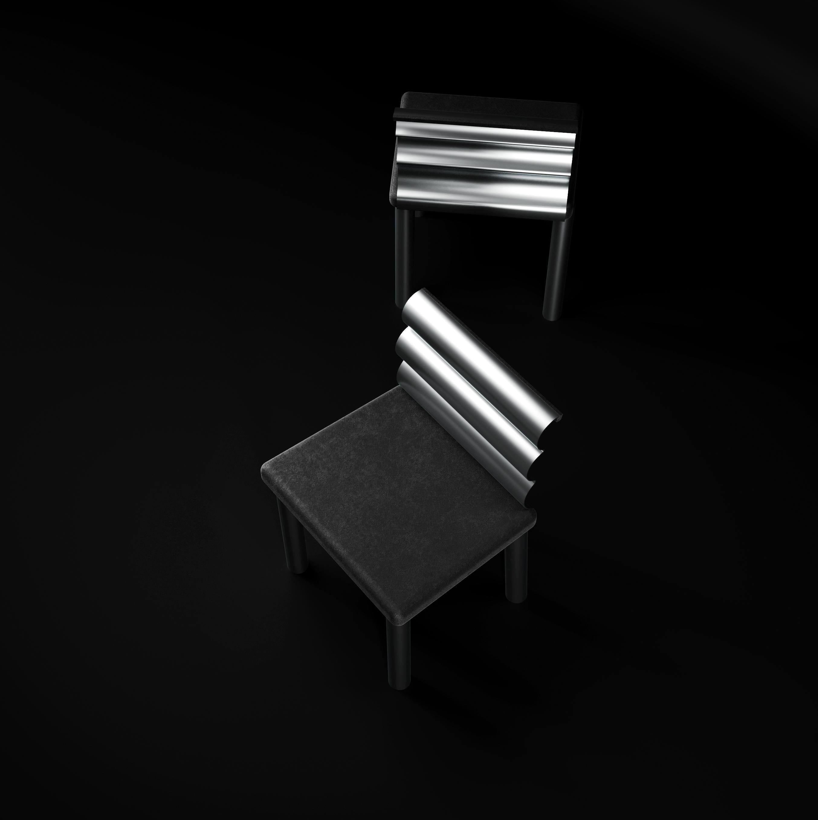 Moderne moderne Stuhlhalterung S1 aus Edelstahl von Dali Home im Angebot 2