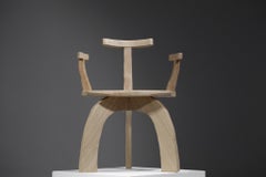 Sedie moderne artigianali in legno brunito 80/20 di Vincent Vincent