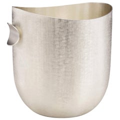 Modern Champagne Bucket, Horizon collection Silver Plated