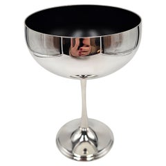 Moderna Copa Champagner Plateada Negra Sofina Boutique Kitzbühel