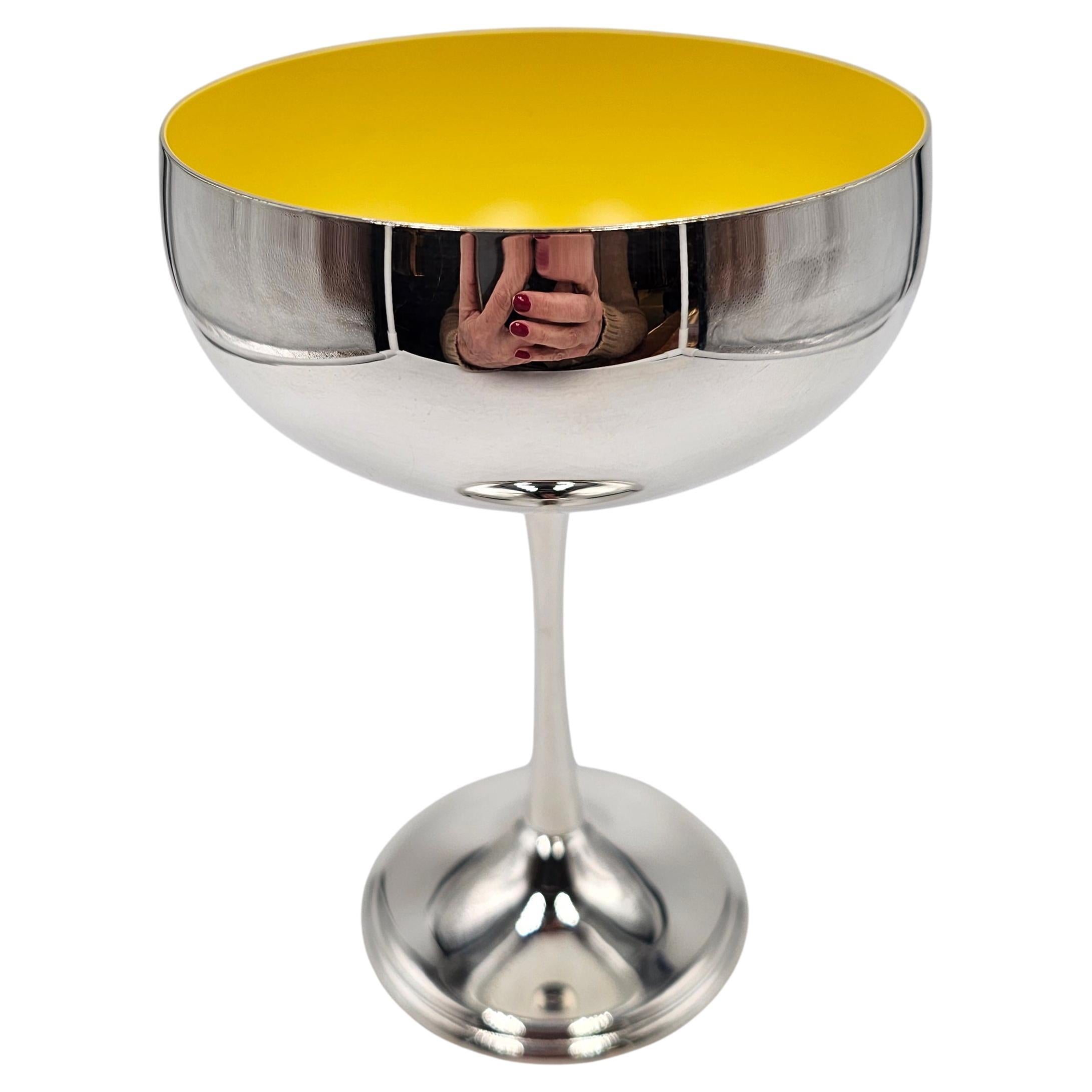 Taza Champagner Moderna Plateada Amarilla Sofina Boutique Kitzbühel en venta