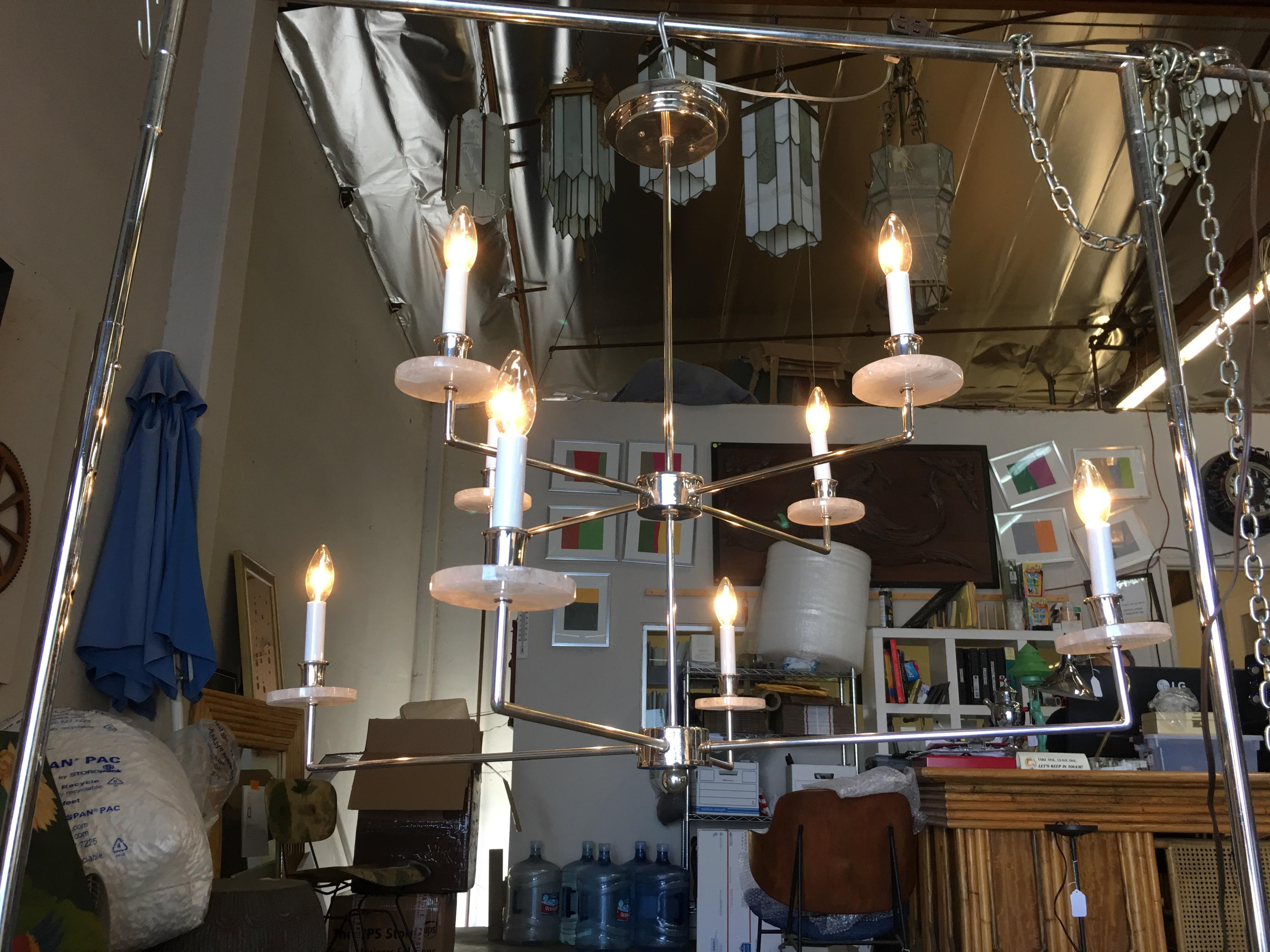 modern multi light chandelier