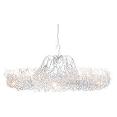 Modern Chandelier in a White Finish, Hollywood Collection, by Brand van Egmond