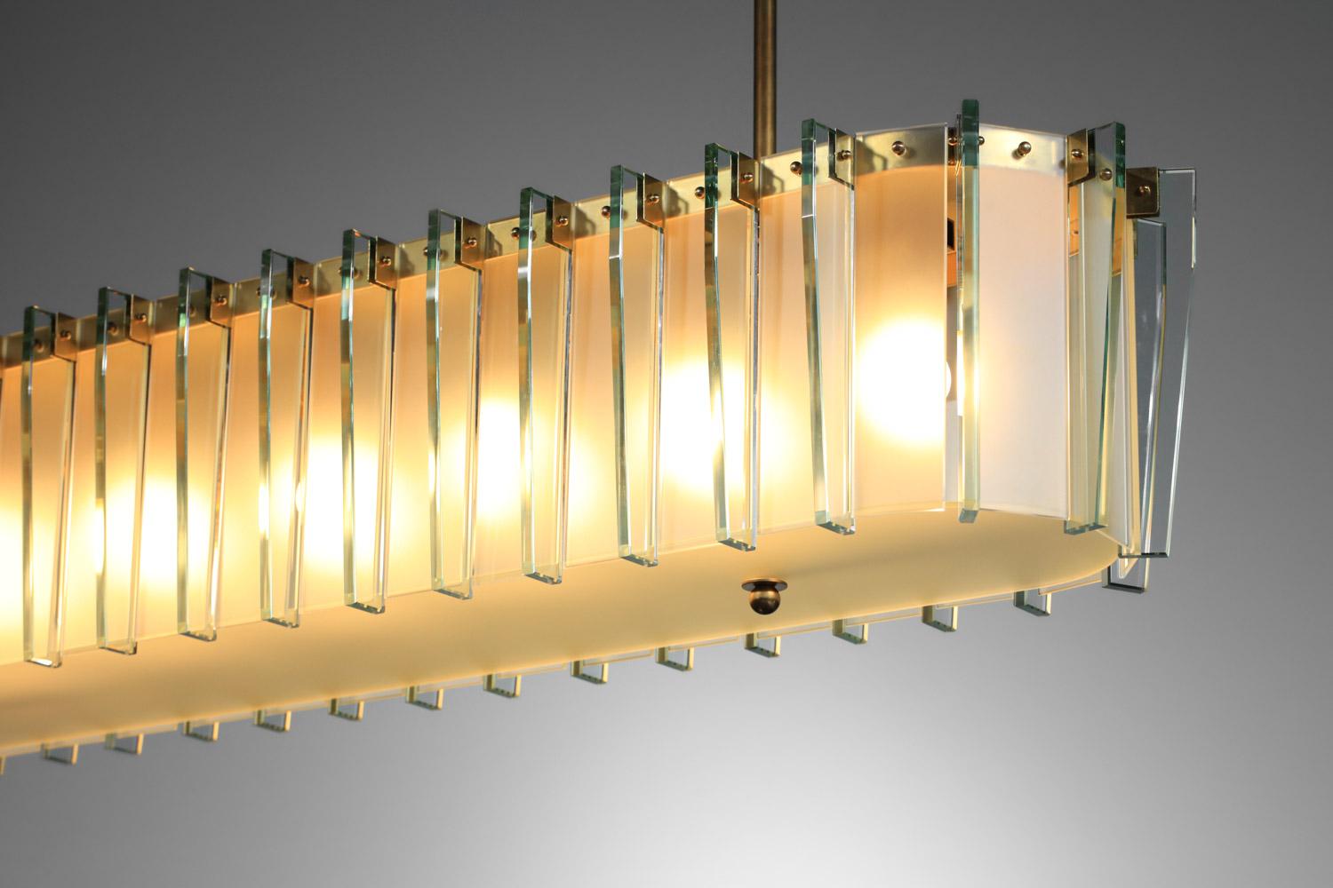 Moderner Kronleuchter im Stil von Fontana Arte Vintage By im Angebot 6