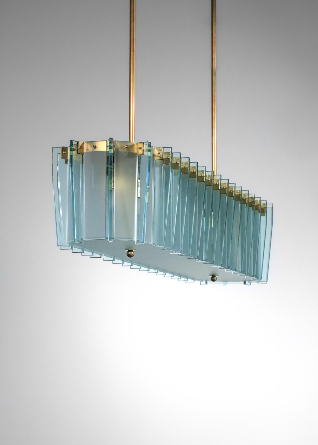 Moderner Kronleuchter im Stil von Fontana Arte Vintage By im Angebot 10