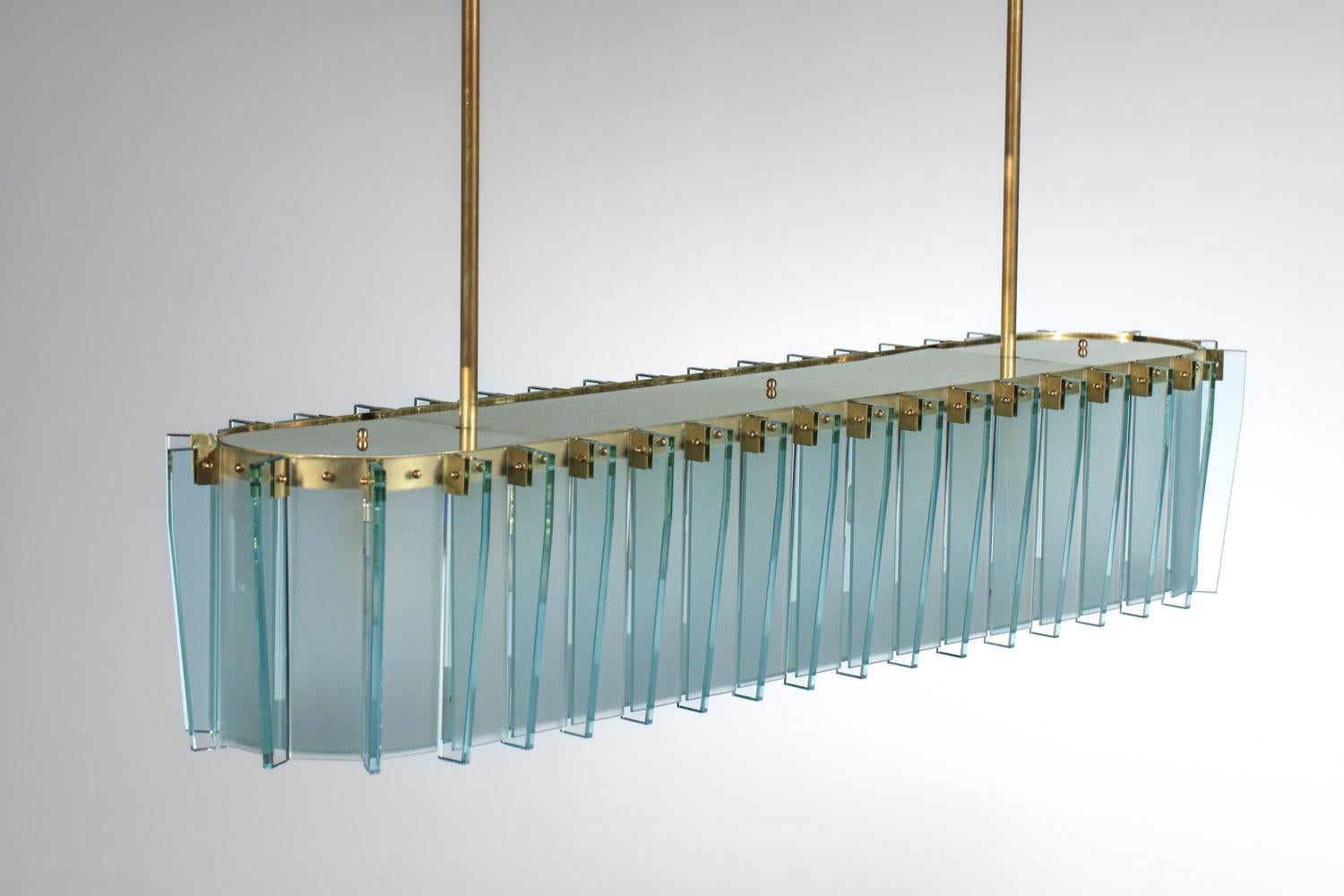 Moderner Kronleuchter im Stil von Fontana Arte Vintage By im Angebot 11