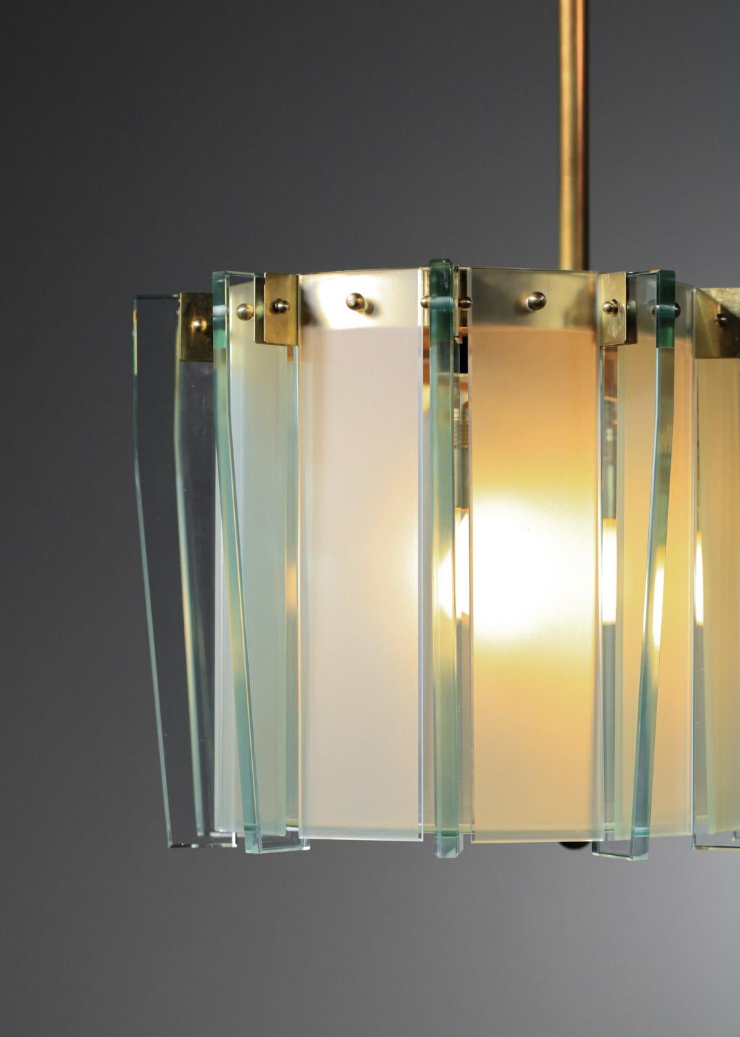 Moderner Kronleuchter im Stil von Fontana Arte Vintage By im Zustand „Neu“ im Angebot in Ternay, Auvergne-Rhône-Alpes