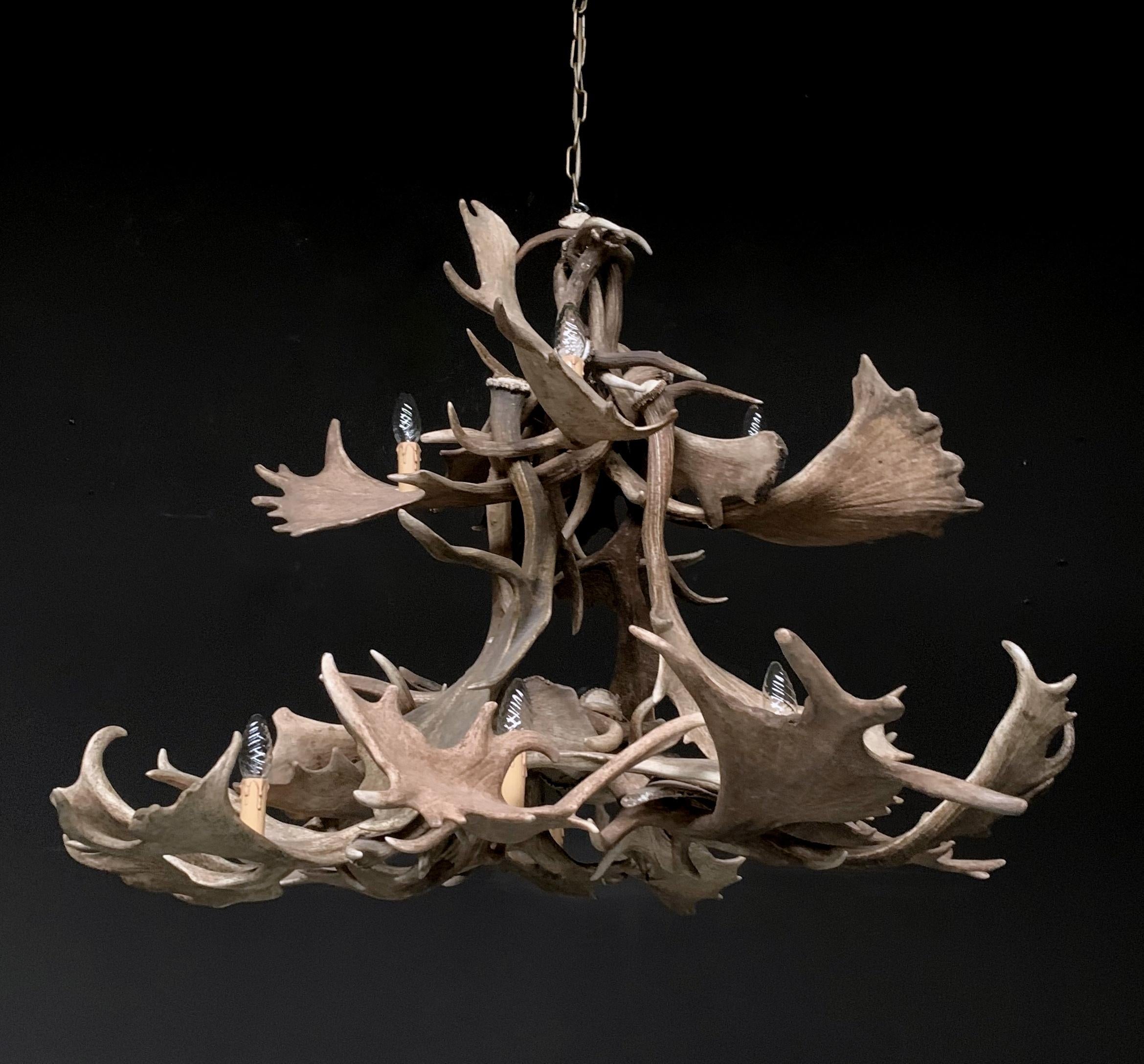 Modern Chandelier Made of Fallow Deer Antlers at 1stDibs fallow deer