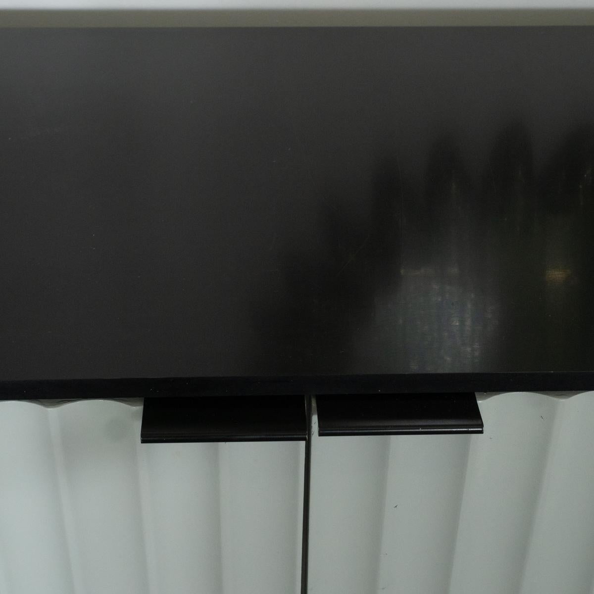 Modern Channeled Front Cabinet For Sale 8