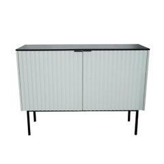 Modern Channeled Front Cabinet