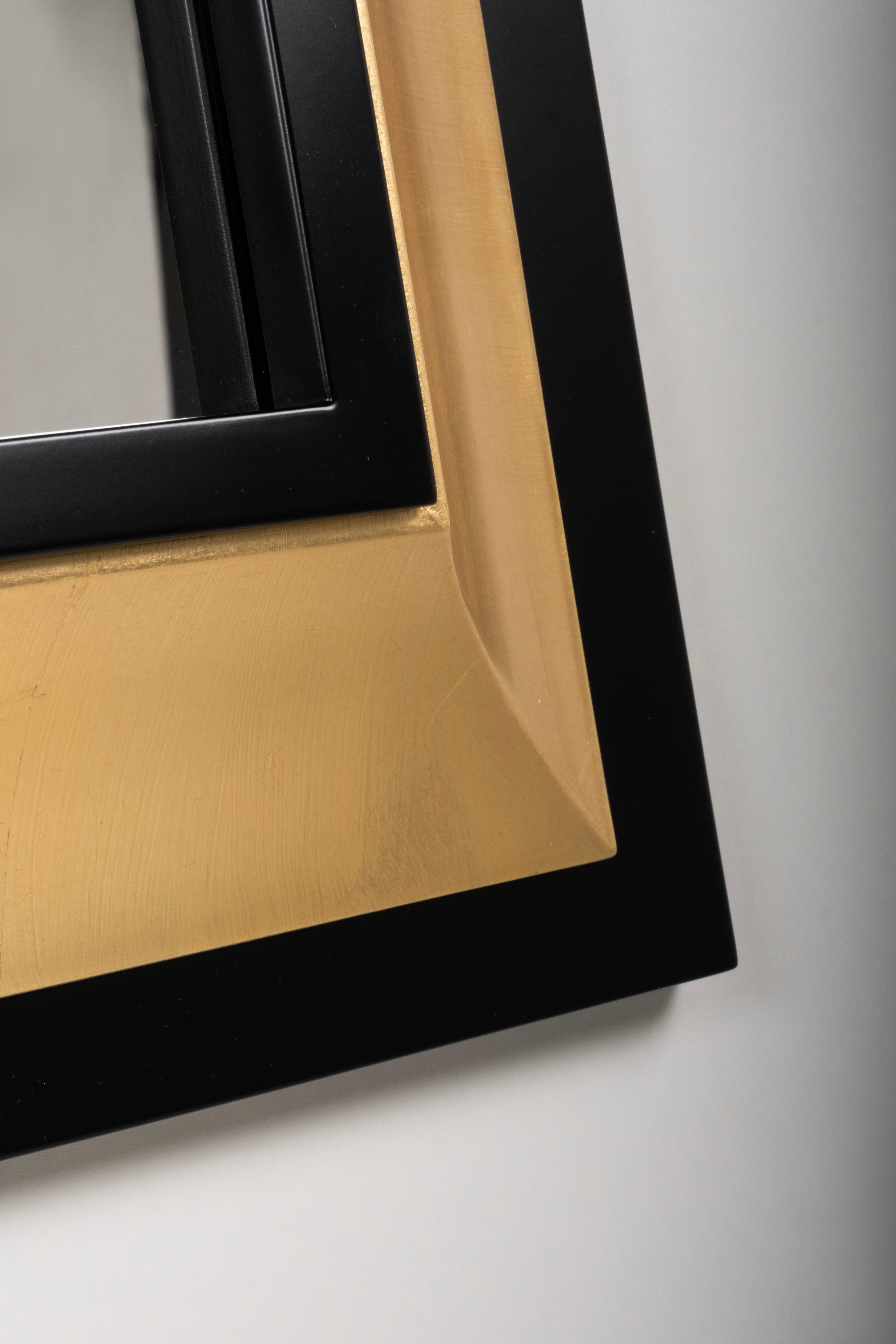 Miroir mural Chantal doré fabriqué à la main au Portugal par Greenapple en vente 2