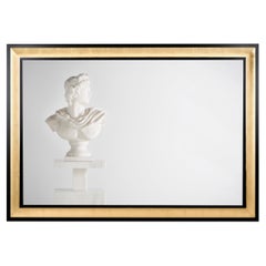 Modern Chantal Wall Mirror Gold Leaf Handmade in Portugal by Greenapple