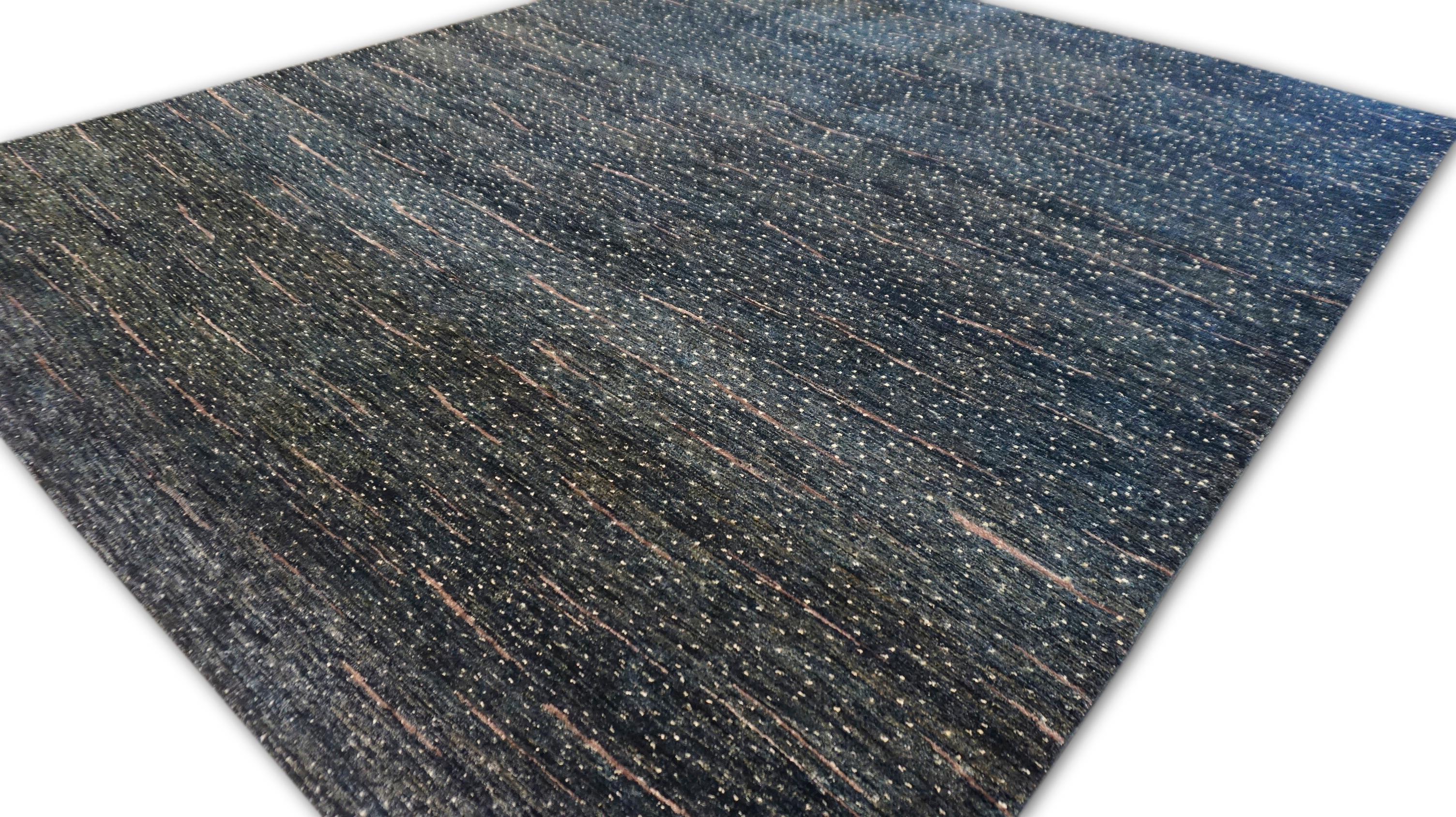 Tappeto moderno in lana marrone carbone Twilight 8'1''x9'10'' In condizioni Nuovo in vendita a Torrance, CA