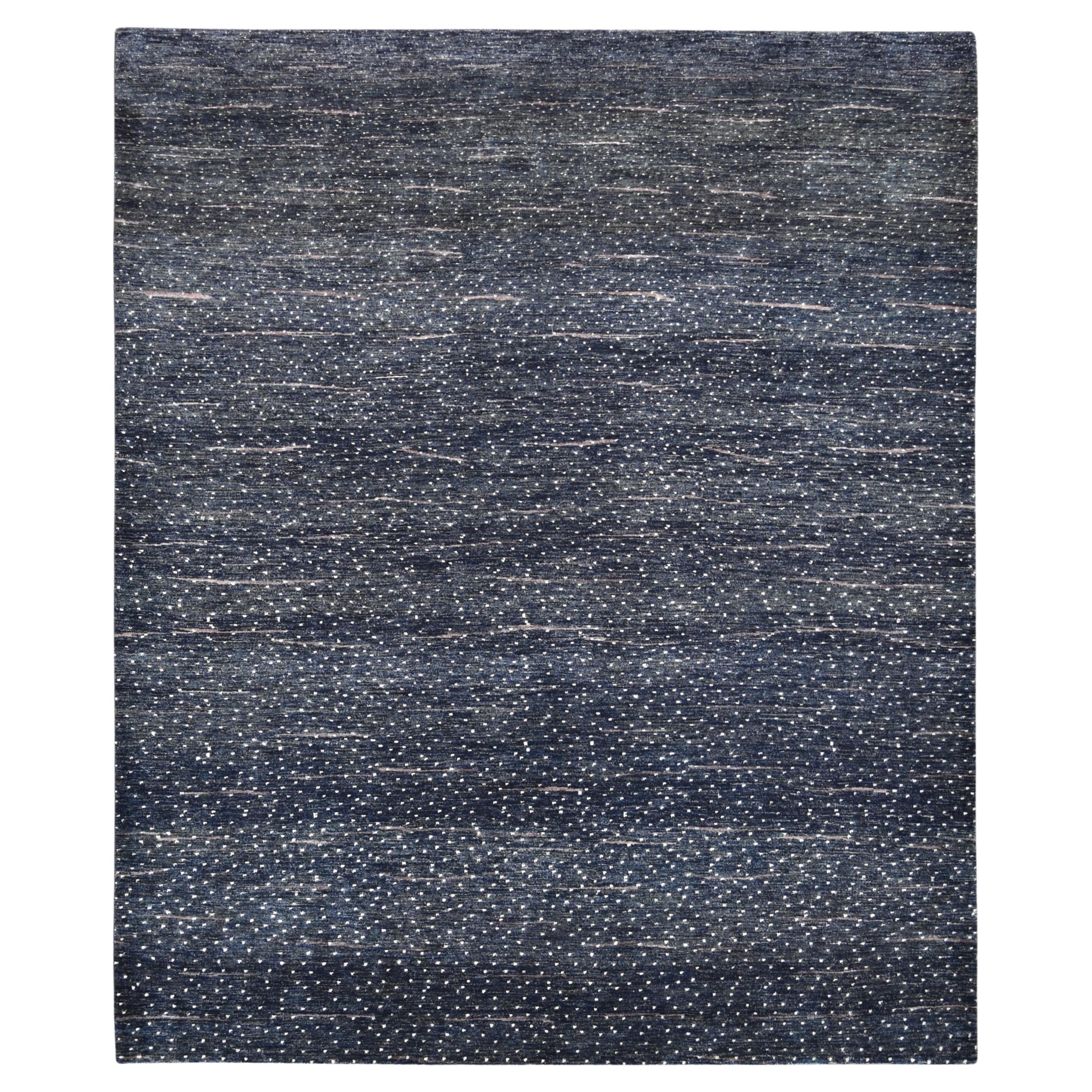 Modern Charcoal Brown Twilight Wool Rug 8'1''x9'10''