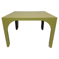 Modern Chartreuse Laminate Dining / Game Table