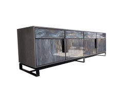 Buffet moderne Chelsea à quatre portes et quatre tiroirs par Ercole Home