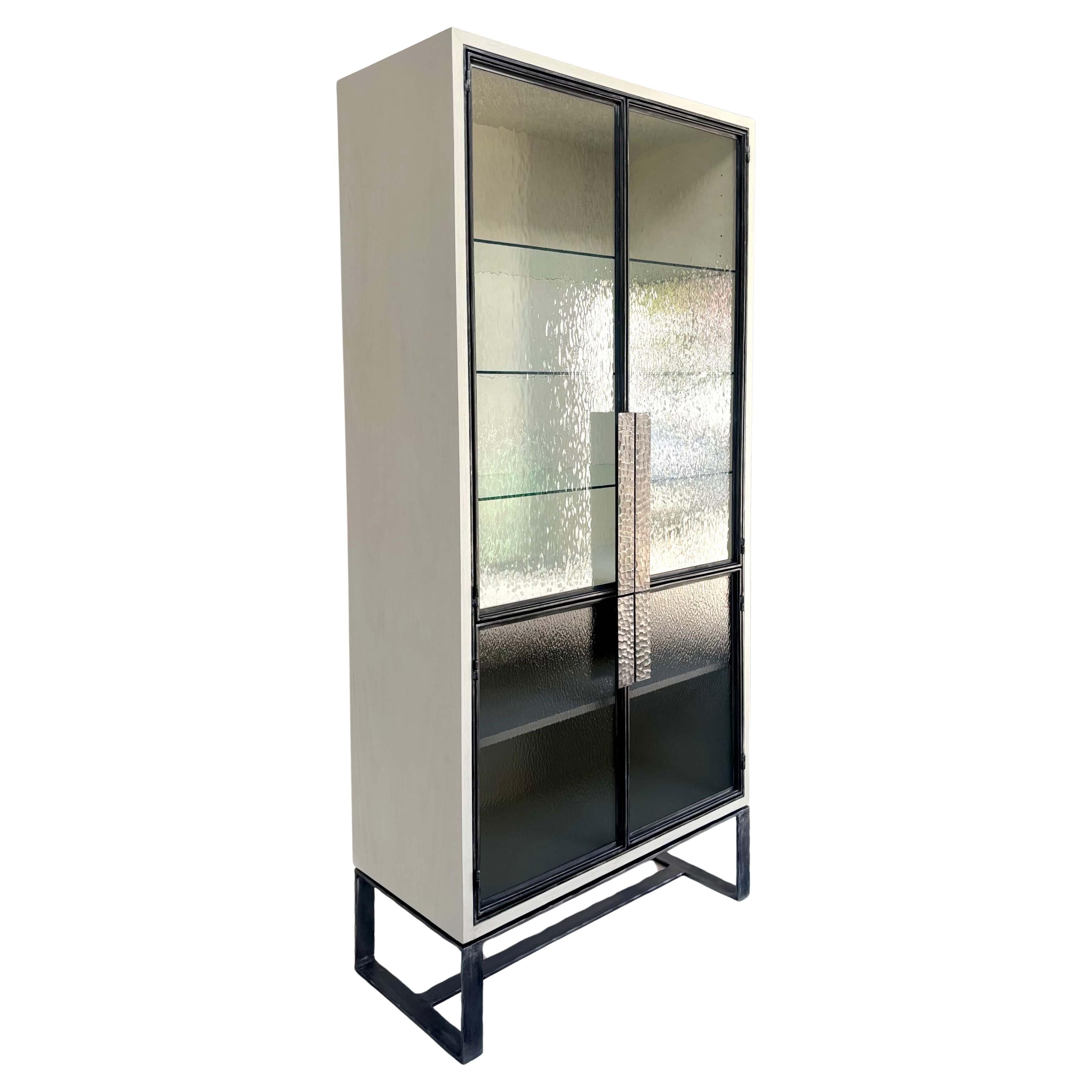 Vitrina moderna de cristal Chelsea Water by Ercole Home