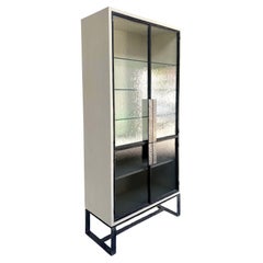 Vitrina moderna de cristal Chelsea Water by Ercole Home