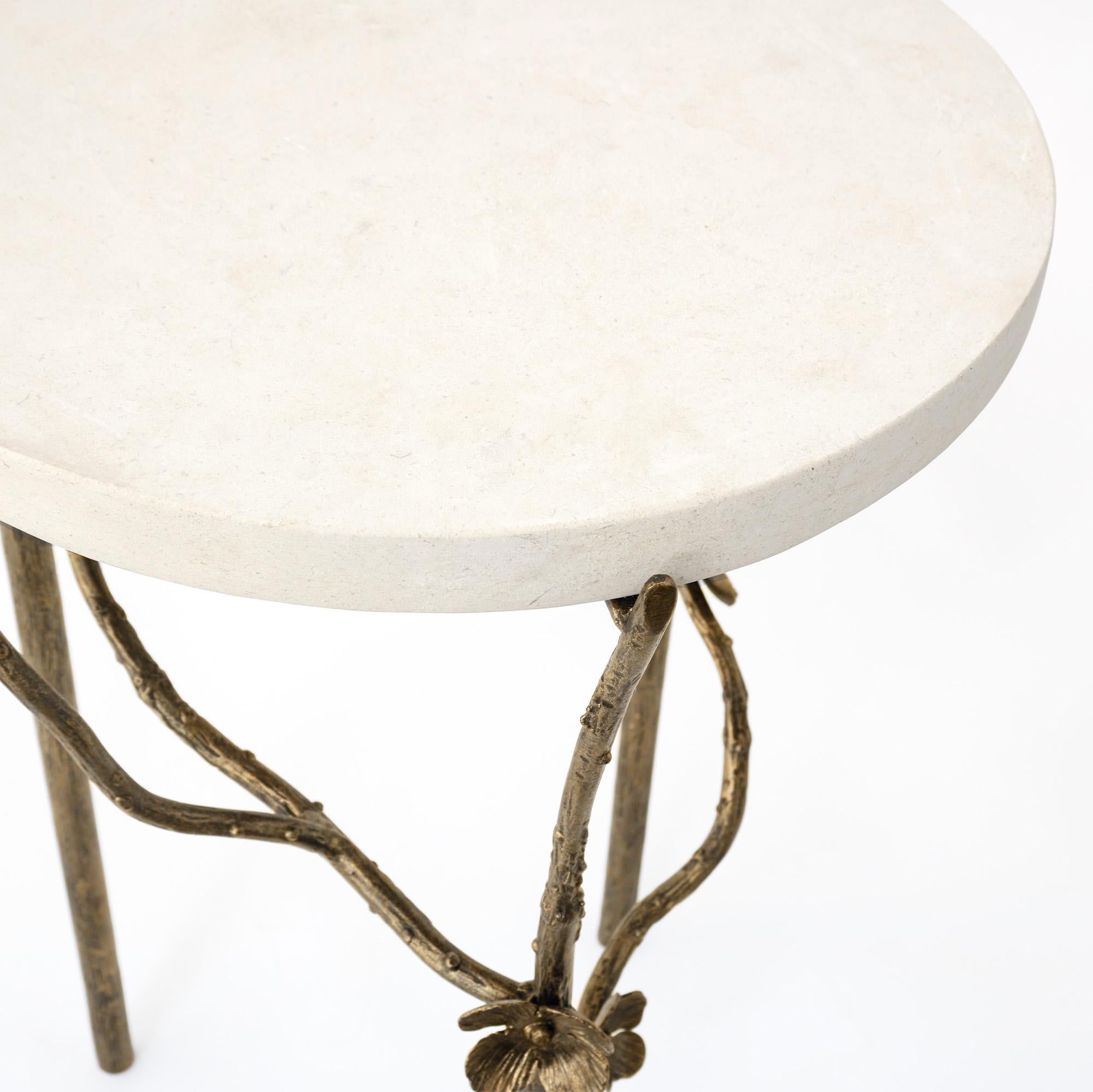XXIe siècle et contemporain Table d'appoint The Moderns Cherry Blossom en or vieilli en vente