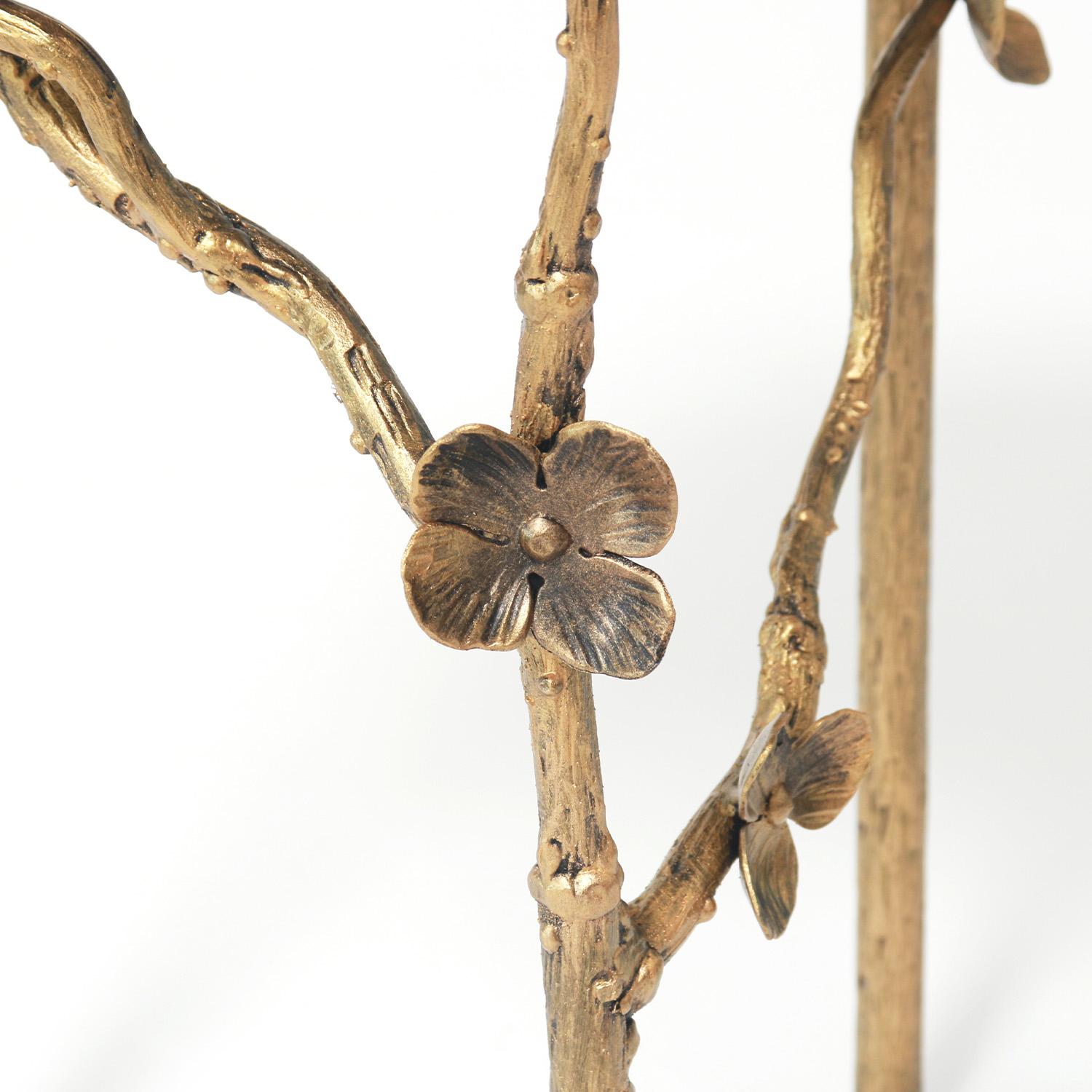 Soudé Table d'appoint Modernity Cherry Blossom en or brillant en vente