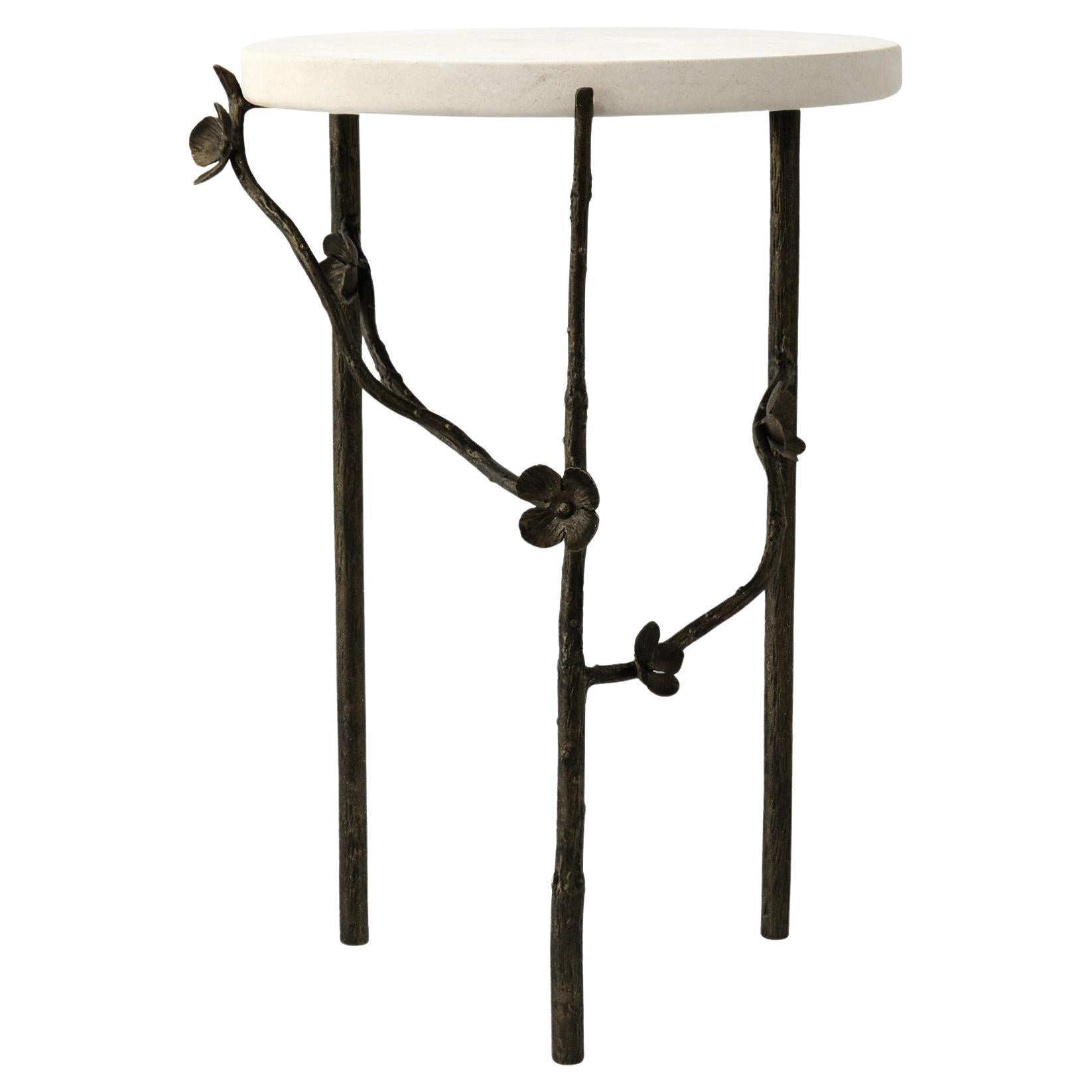 Table d'appoint The Moderns Cherry Blossom en noir chaud
