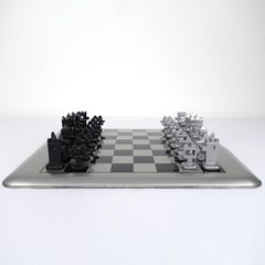Modern Chess Board with Pieces El Ajedrez by Javier Mariscal