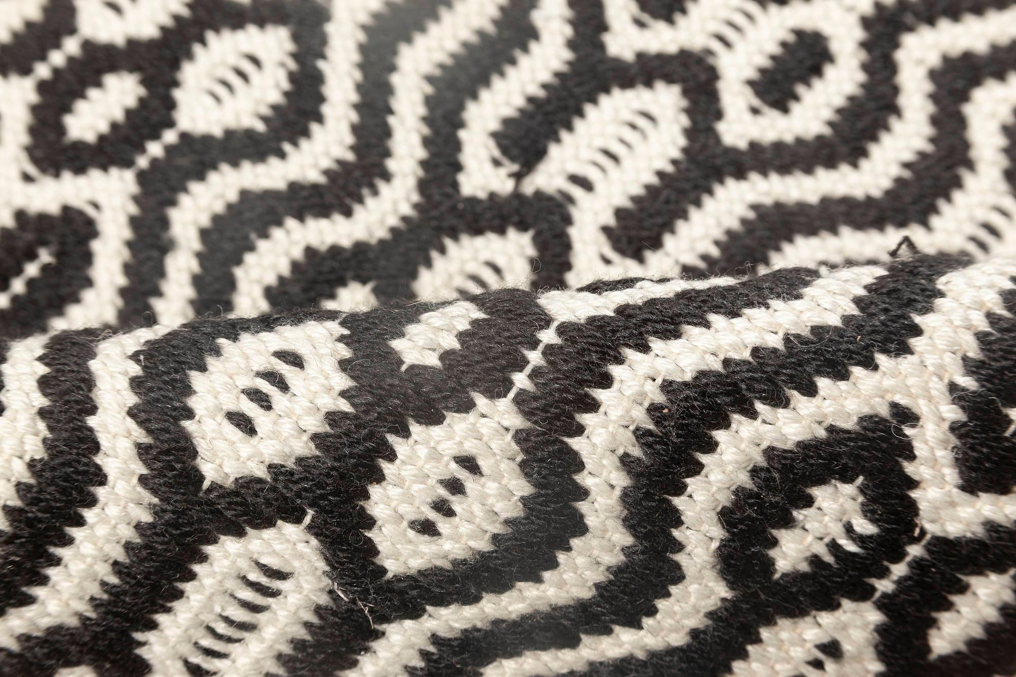 Modern chessboard pattern flat-weave wool rug by Doris Leslie Blau.
Size: 12'0