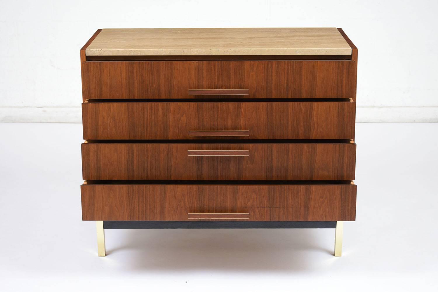 Polished Modern Chest of Drawers by Heritage in the Style of Paul McCobb