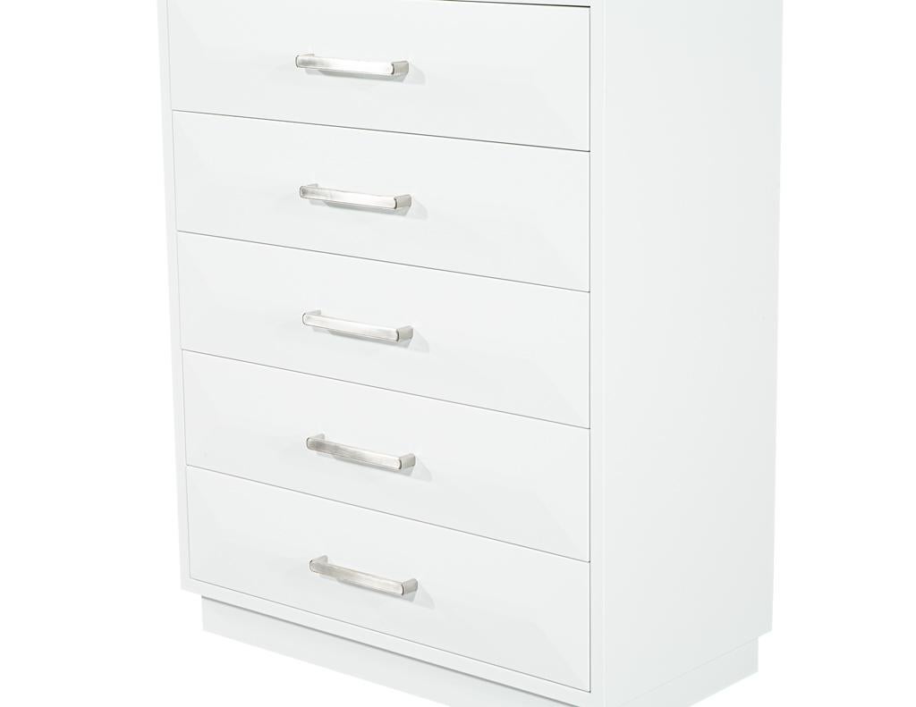 Modern Chest of Drawers in White by Carrocel For Sale 4