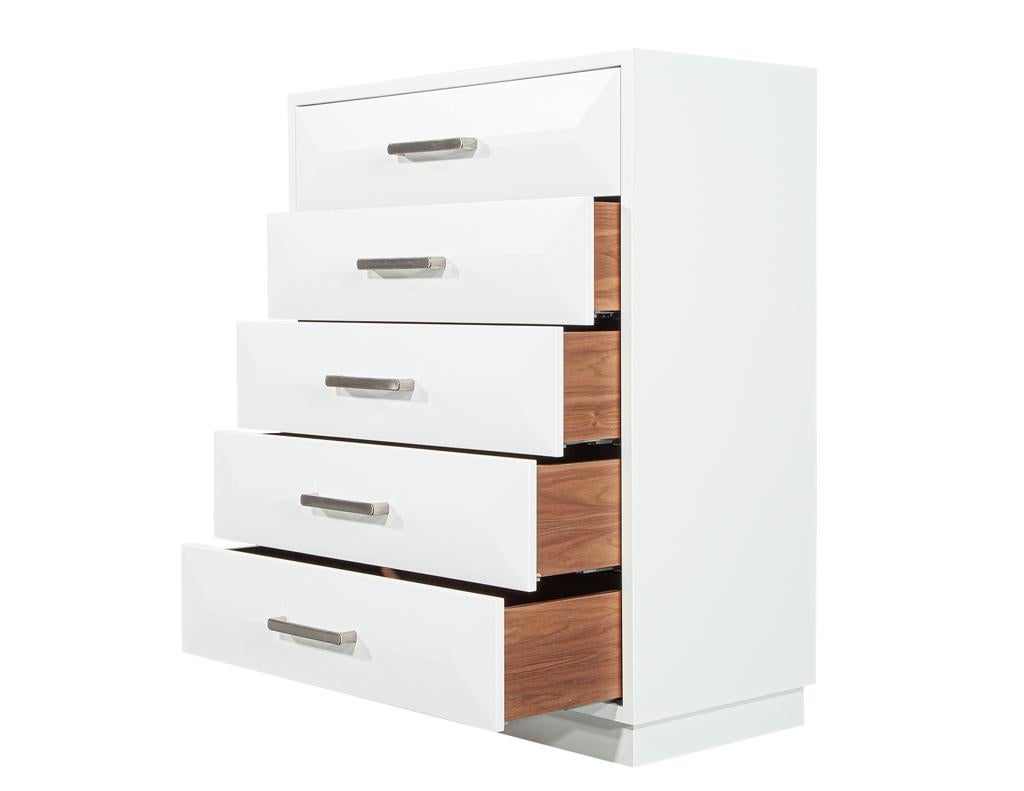 Modern Chest of Drawers in White by Carrocel For Sale 2