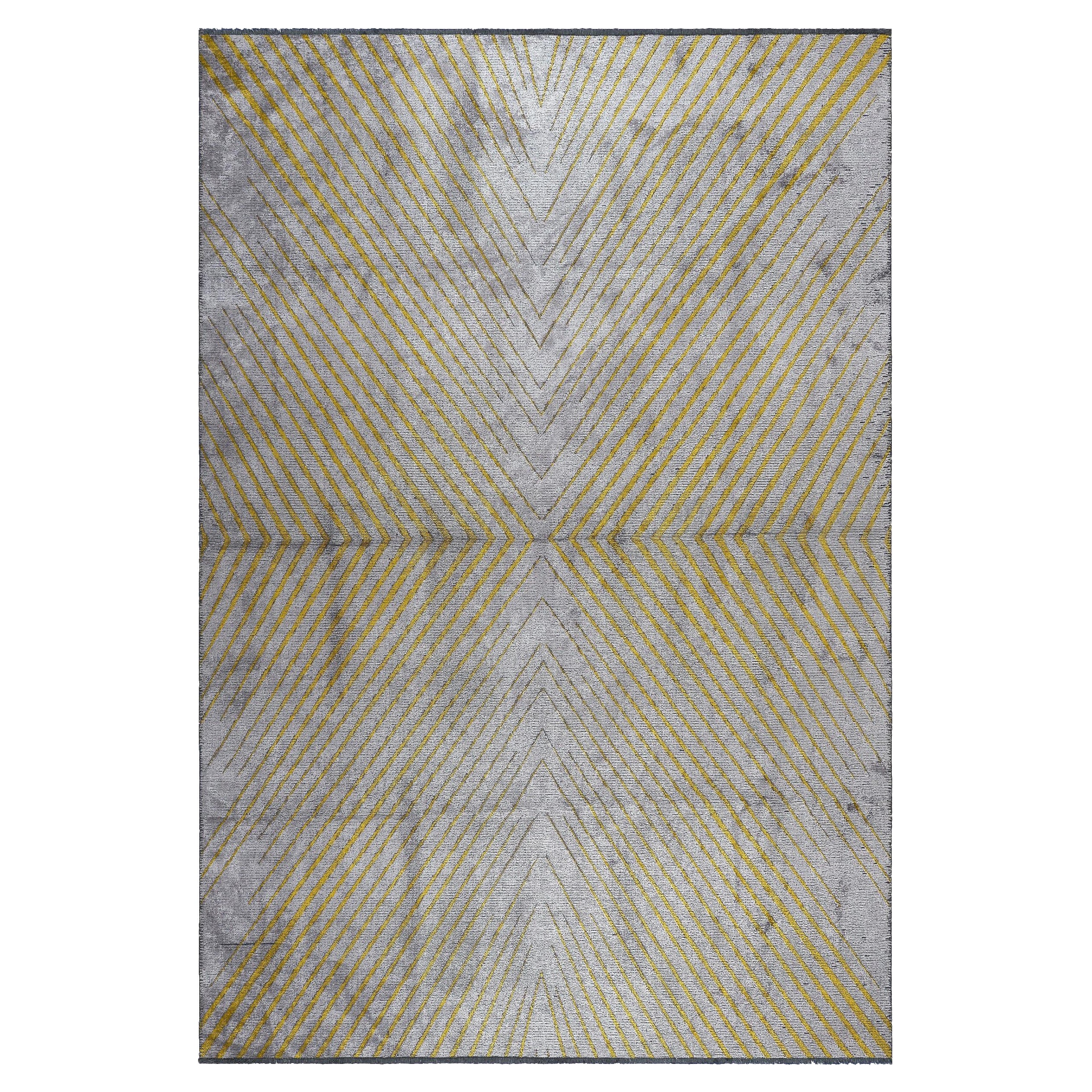 Tappeto di lusso Chevron moderno
