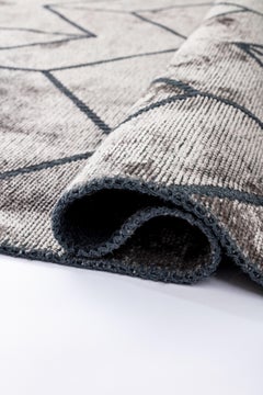 Modern Chevron Luxury Hand-Finished Area Rug