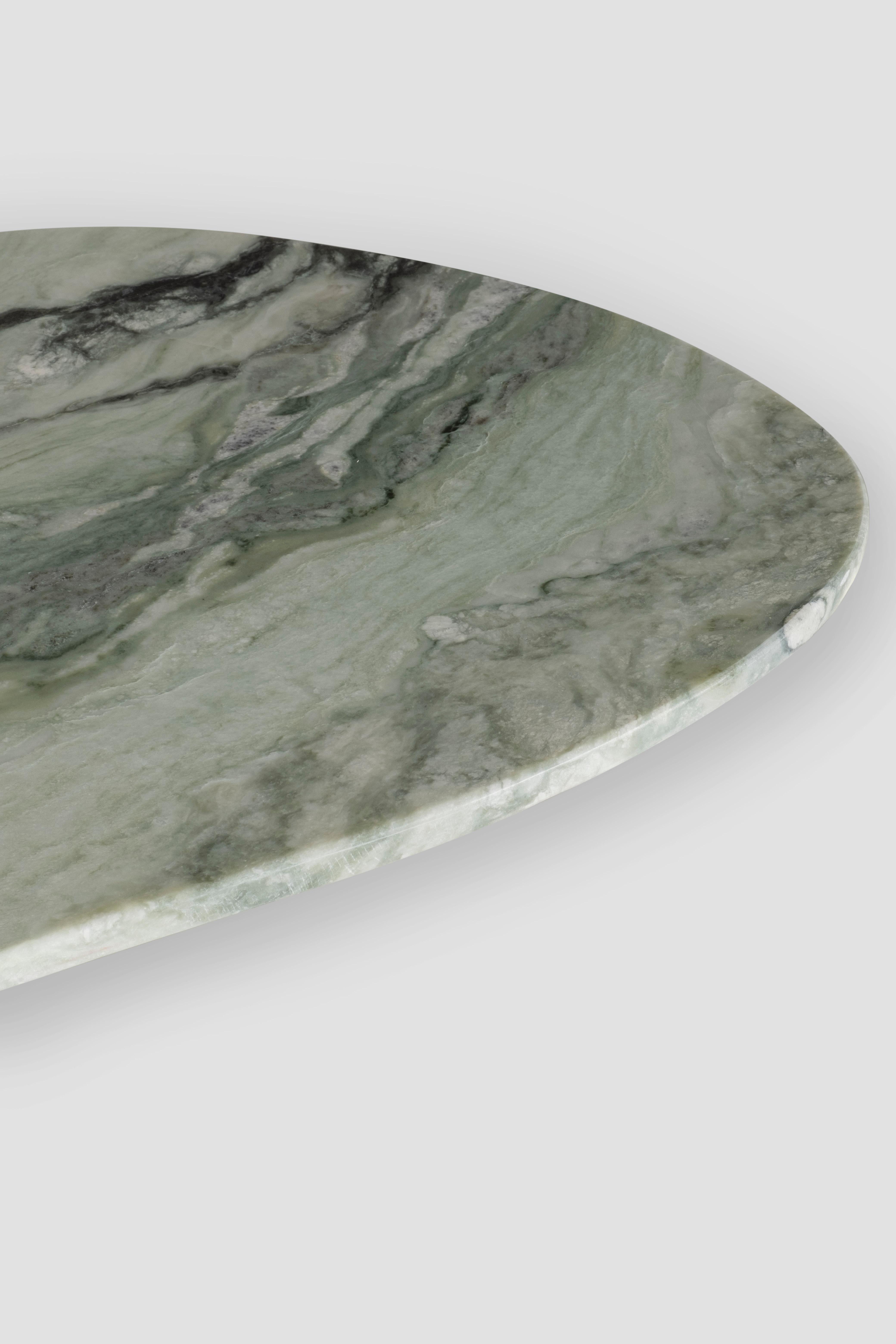 Modern Chiado Console Table, Marble, Leather, Handmade in Portugal by Greenapple For Sale 10