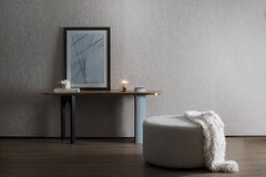 Table console moderne en travertin Chiado, cuir, fait main Portugal par Greenapple